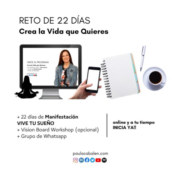 Crea la Vida que Quieres Reto (50%)